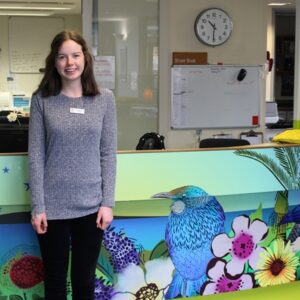 Volunteer Danielle Karl at Mary Potter Hospice