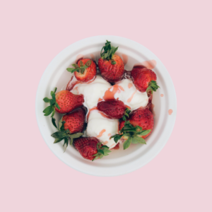 Strawberry sundaes: pick up at Midland Park