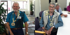 Don and Alan enjoying a Mary Potter Hospice Day Unit meeting.