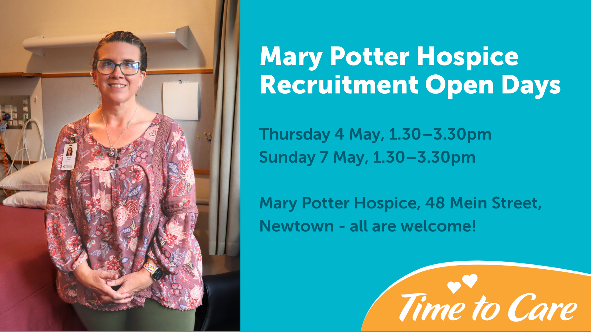 MaryPotterHospiceRecruitmentOpenDays