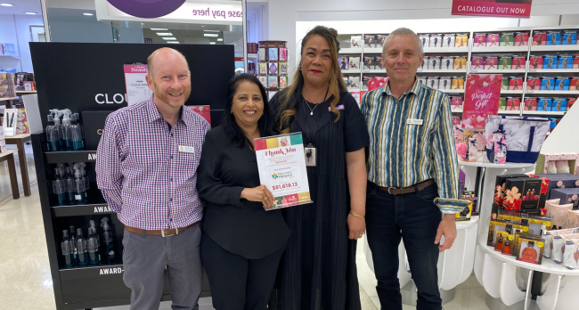 Farmers support - the team at Farmers Lambton Quay
