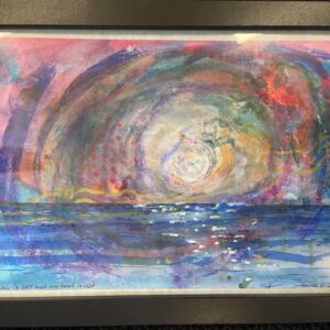 The ocean is still but my heart is not by Nina King