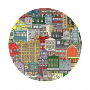 Wellington Cluster Circle #3 by Stacey Fraser Allen