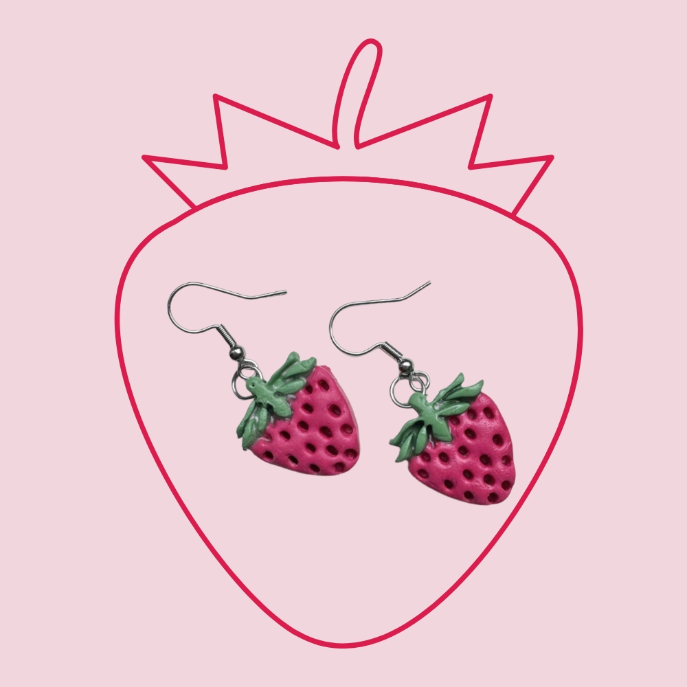 Strawberry Earrings - Image 3